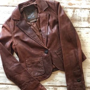 Badass Boho Distressed Leather Jacket